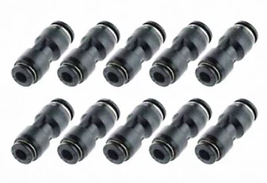 10 Stück Druckluft Pneumatik 4 mm bis 4 mm gerade Steckverbinder Schnellverschraubungen - Bild 1 von 4
