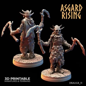 Asgard Rising | DRAUGR 11 – DRAUGR Barrow Guard 32mm | D&D TTRPG - Picture 1 of 1