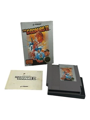 The Goonies II (Nintendo Entertainment System, 1987) Complete w/ Manual Tested - Image 1 of 4