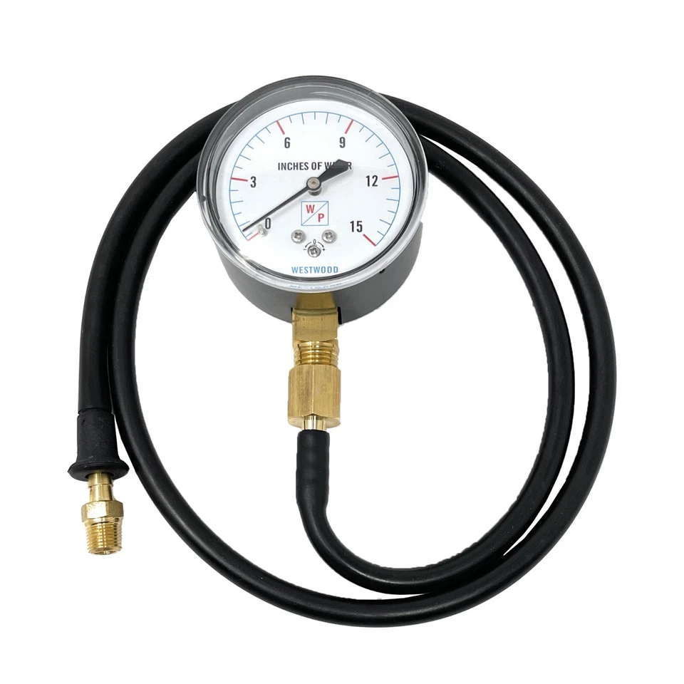 KIT PRUEBA GAS BAJA PRESIÓN 0-15 PULGADAS W.C. Nuevo Foto 1 de 1