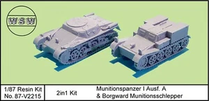 Carro armato munizioni 1/87 I Ausf. Trattore di munizioni A & Borgward, kit 2 in 1, WSW - Foto 1 di 6