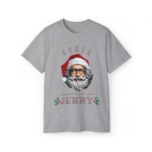 Grateful Dead, Jerry Garcia, Christmas, Santa, Funny Tee Shirt - Picture 1 of 49