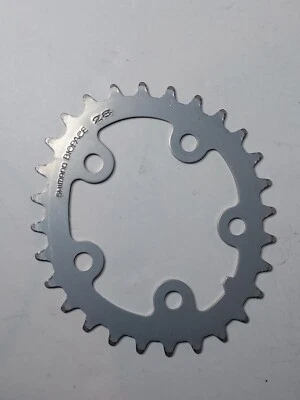 Vintage SHIMANO BIOPACE 28 Tooth Chainring 74mm BCD / 5 Bolt - Image 1 of 2