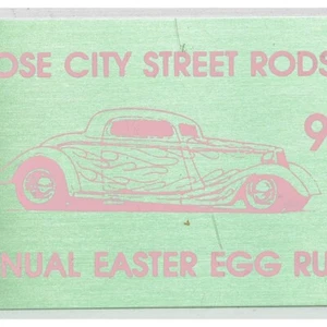 1990 Rose City Street Rods Easter Egg Run Rodster Car Show Portland Oregon - Picture 1 of 3