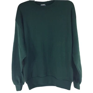 Vintage Gopher Sport Green Blank Sweat Shirt Made In USA Size 2XL XXL Crew Neck - Picture 1 of 8
