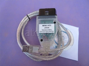 V12.20 16Pin Mini VCI Toyota Lexus TIS TechStream OBD2 Diagnostic Scanner 2018 - Picture 1 of 5