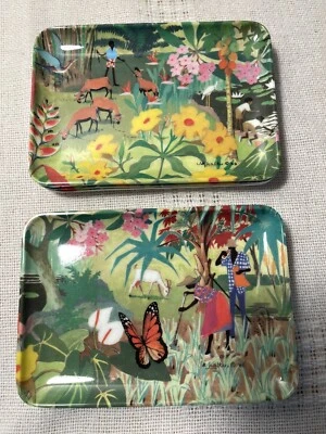 Juego de 6 platos de postre de bocadillos de canapé de colección Hors D'oeuvres NUEVO colorido Foto 1 de 4