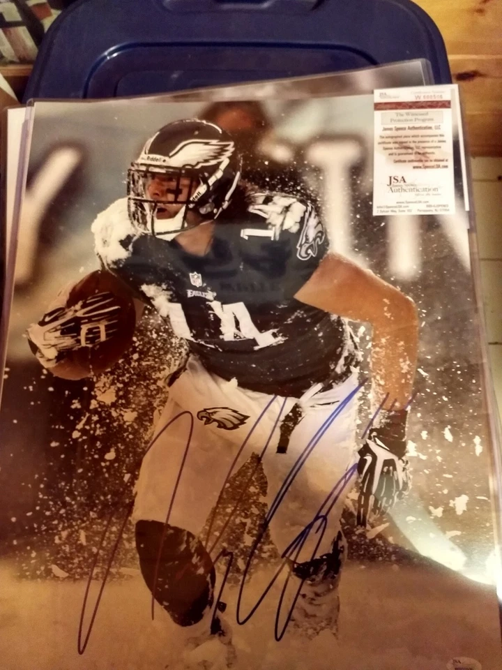 Riley Cooper Autografiado 16x20 Foto Jsa Snow Juego Foto 1 de 1