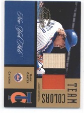 2004 Donruss Classics Team Colors Combos Material #34 Gary Carter Mets Bat NM-MT