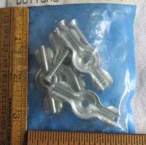 NOS Cabinet Bow Tie Turn Latch 1 3/4" NIP Bag of 4 jelly cupboard pie safe door - Picture 1 of 1