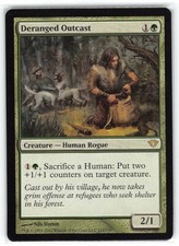 Deranged Outcast *PLAYSET* Magic MtG x4 Dark Ascension SP