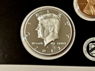 2012-S Proof Kennedy Half Dollar (SILVER) -DIRECTLY FROM PROOF SET - GEM QUALITY - Image 1 of 2