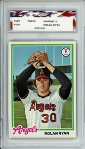 1978 Topps #400 Nolan Ryan AGC 8 Nm/Mint Angels Hall Of Fame - Picture 1 of 2