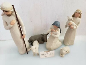 Willow Tree Nativity Holy Family Mary Joseph Jesus with Animals 1999 in Box - Picture 1 of 10