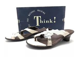 Think! Damen Sandalen Sandaletten Riemchensandalen Outdoorsandalen Komfort Beige - Bild 1 von 4