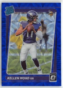 2021 Panini Donruss Optic - Blue Scope #221 Kellen Mond (RC) Minnesota Vikings - Picture 1 of 2