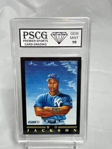 1991 Fleer Pro-Visions #4 Bo Jackson PSCG 10 GEM MINT Royals Raiders 5/12 - Picture 1 of 2