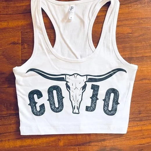 Camiseta sin mangas recortada COJO para mujer | Moda occidental Tallas S-L Foto 1 de 1