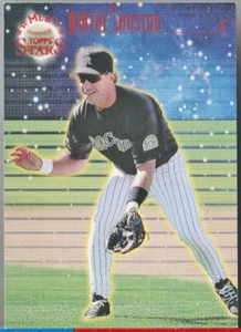 1998 Topps Stars #134 MIKE LANSING Colorado Rockies Red #/9799 Buy4+1Free - Picture 1 of 2