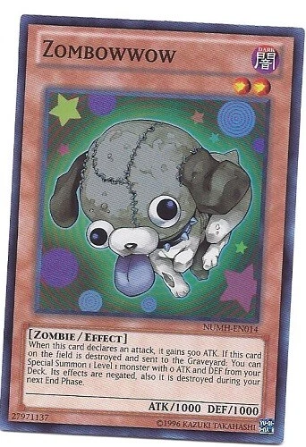 3 x Zombowwow - NUMH-EN014 - Super Rare - Unlimited Near Mint, English - Image 1 of 1