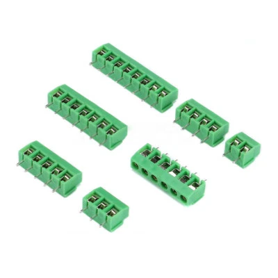 3.96mm Pitch PCB Mount Terminal Block  2 or 3 Pin Way Screw Connector 10A 300V - Image 1 of 4