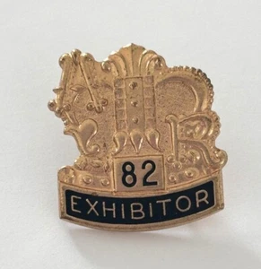 Prendedor de solapa expositor American Royal Livestock Show 1982 Kansas City Misso de colección - Imagen 1 de 3