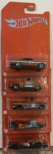 Hot Wheels - 53rd ANNIVERSARY 2021 SET OF 5 -ORANGE & BLUE - Picture 1 of 1