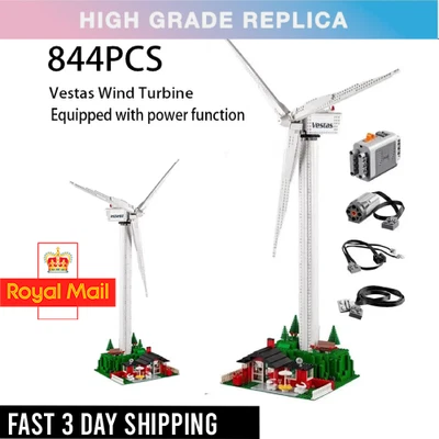 *NEW* UNBRANDED MOC 10268 Vestas Wind Turbine Creator Expert With Motor Set - Image 1 of 4