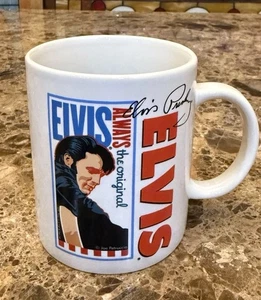 Elvis Presley Coffee Mug by Joe Petruccio “Always the Original” Vintage Art Mug - Picture 1 of 5