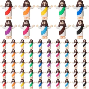 60 Stück Kleine Jesus Figur Tiny Jesus Loves You Figuren Miniatur Religiös Ch - Bild 1 von 12