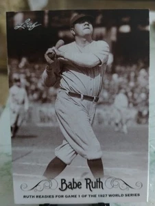 2016 Leaf Babe Ruth Collection #71 Babe Ruth New York Yankees HOF - Picture 1 of 2