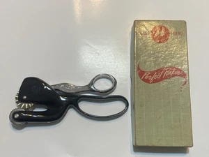 Vintage Crane Brand Perfect Pinker Pinking Shear Heavy Duty Sewing Tool Box - Picture 1 of 13