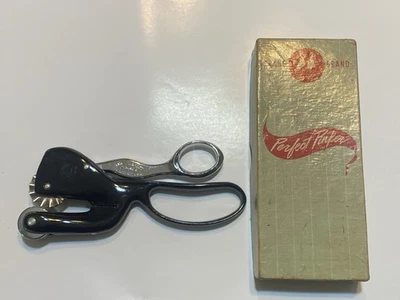 Vintage Crane Brand Perfect Pinker Pinking Shear Heavy Duty Sewing Tool Box - Image 1 of 4