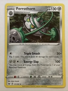 Pokémon TCG Sword & Shield Base Set Ferrothorn 131/202 NM - Picture 1 of 2