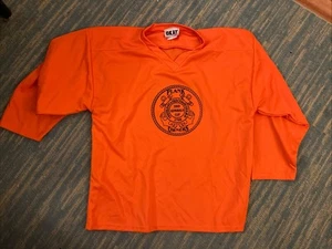 Okay Men’s Large Coast Guard Hockey Jersey Military Orange * Admirals Cup 2005 - Picture 1 of 6