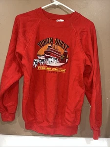 Vintage Yukon Quest Alaska 1990 Sweater Size L  - Picture 1 of 6