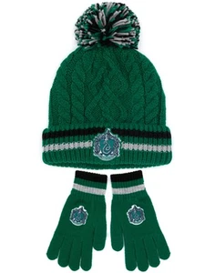 Juego de gorro y guantes verdes Harry Potter unisex niños - Imagen 1 de 8