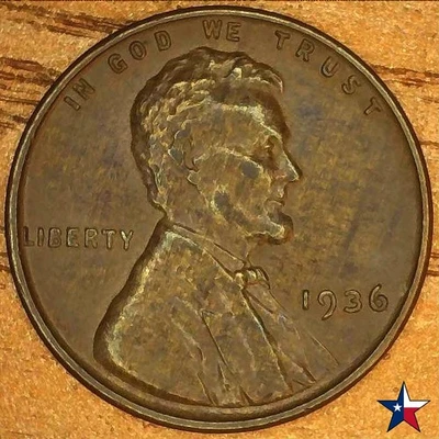 1936 P Lincoln Wheat Cent ~ XF-AU Alloy Mix Error Woody & DDR #1 ~ See Full Desc - Image 1 of 4