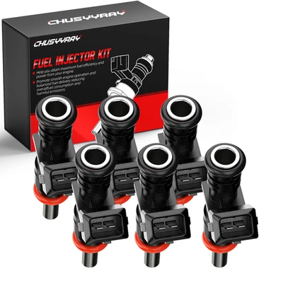 Juego de 6 inyectores de combustible originales para 06-07-08 BMW 330i 330xi 3,0 L #7531634 Foto 1 de 4