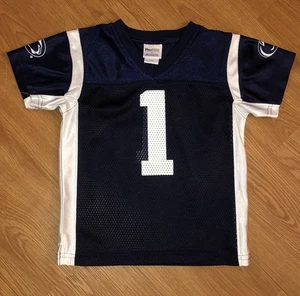 Camiseta de fútbol americano Penn State #1 juvenil niño pequeño Nittany Lions niños talla 3T azul - Imagen 1 de 9