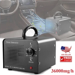 36000mg/h Ozone Generator Machine Air Purifier Ionizer Ozonator Timer for Home - Picture 1 of 21
