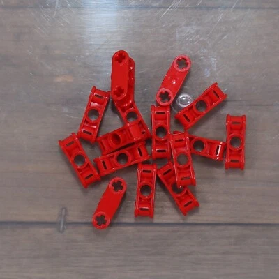LEGO 32184 Bright Red Technic Beam Double Cross Block Connector Pin Qty 15 - Image 1 of 2