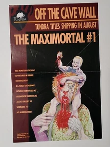 The Maximortal #1 Promo Poster - 17x11" - Tundra Publishing - Off The Cave Wall - Picture 1 of 9