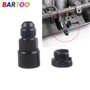 3/8 OEM 644123 EFI Fuel Fitting 6AN Male to 3/8" Hardline Female Black Screw - Picture 1 of 9