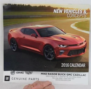 2016 nuevos vehículos y conceptos Mike Raisor Ford GMC Cadillac Lafayette en calendario - Imagen 1 de 1
