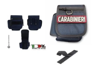 Borsetto Tasca Multiuso per Cinturone NSD Blu Navy CC Carabiniere Militare - Imagen 1 de 5