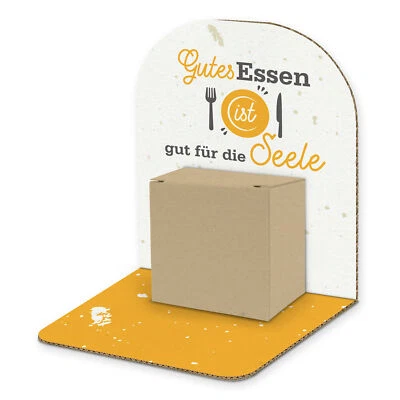 itenga Geldgeschenk Verpackung Gutschein Gutes Essen zum Aufstellen Geschenkbox - Bild 1 von 4