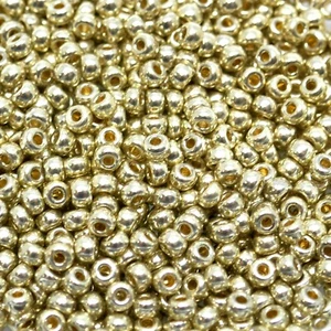 22g Rocailles Miyuki Seed Beads - 8/0 - Galvanized Silver (201) - S0488 - Picture 1 of 1
