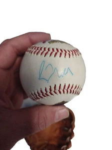 Greg Maddox Autographed 1995 World Series Baseball With Genuine Leather Glove - Picture 1 of 4