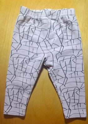 Lucky Wang NYC ребенка ясельного возраста девочки розовый и черный без застежек брюки-капри размер 12mos новый без ЯРЛЫКОВ - Изображение 1 из 4